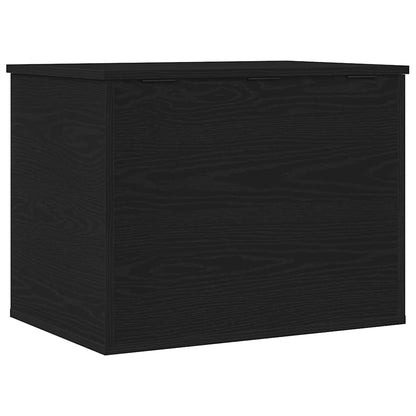 vidaXL Storage Box Black oak 60 x 42 x 46 cm Engineered Wood
