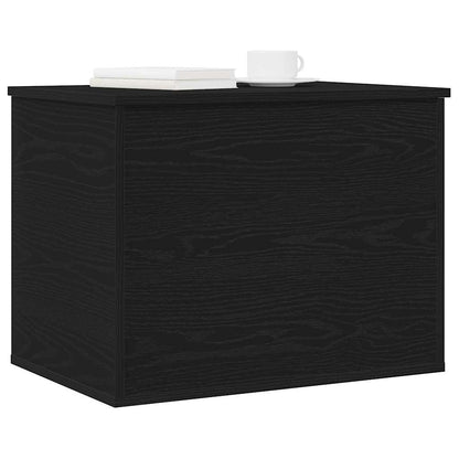 vidaXL Storage Box Black oak 60 x 42 x 46 cm Engineered Wood