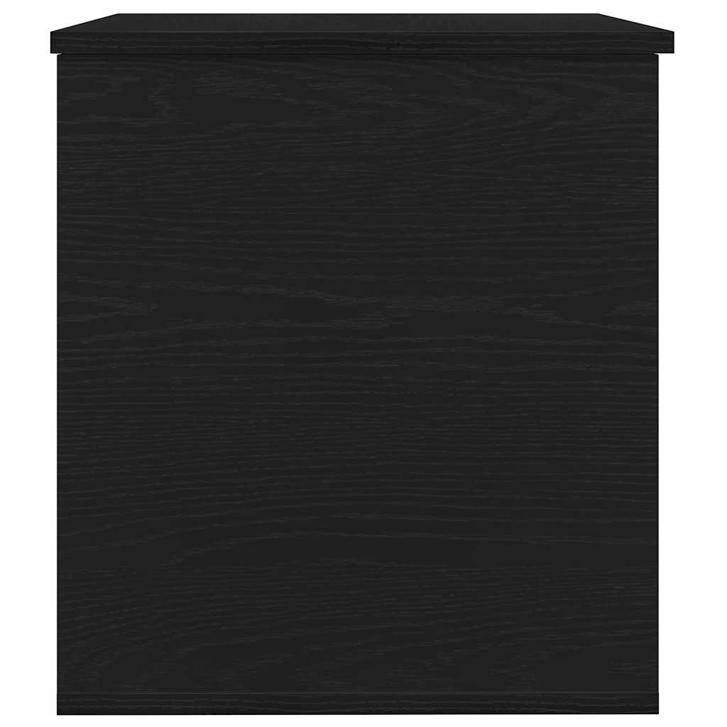 vidaXL Storage Box Black oak 60 x 42 x 46 cm Engineered Wood