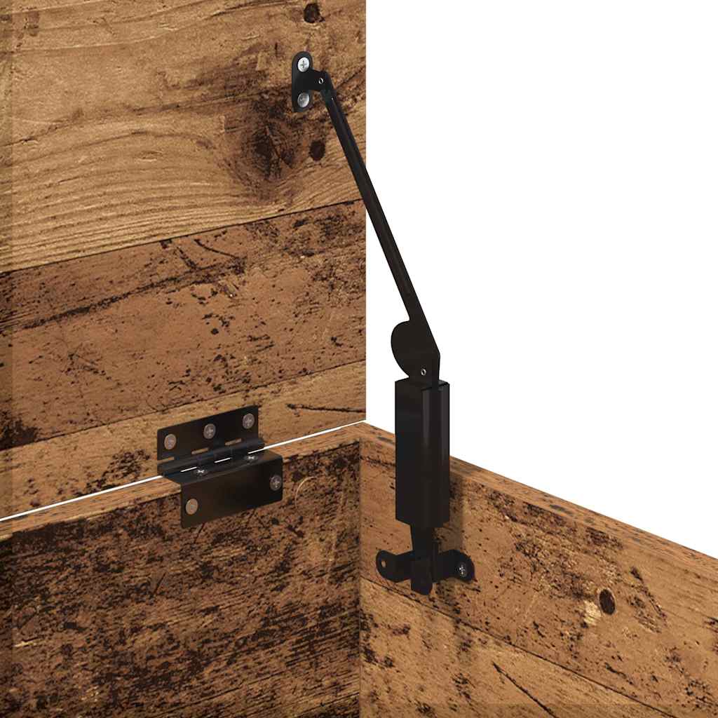 vidaXL Storage Box Old wood 100 x 42 x 46 cm Engineered Wood