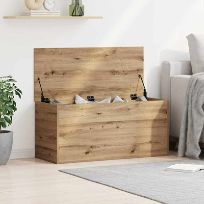 vidaXL Storage Box Artisan oak 100 x 42 x 46 cm Engineered Wood