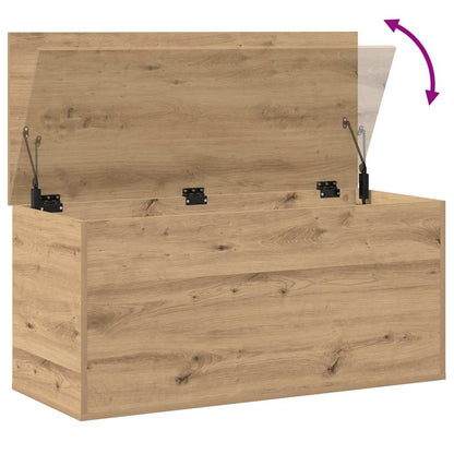 vidaXL Storage Box Artisan oak 100 x 42 x 46 cm Engineered Wood