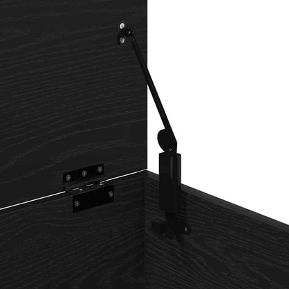 vidaXL Storage Box Black oak 100 x 42 x 46 cm Engineered Wood