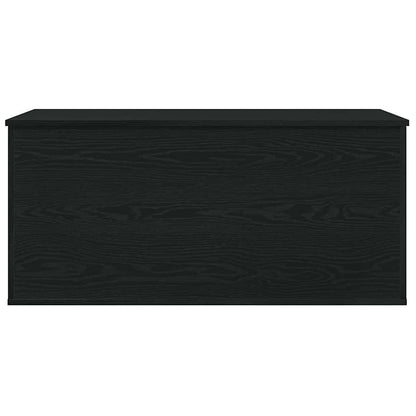 vidaXL Storage Box Black oak 100 x 42 x 46 cm Engineered Wood