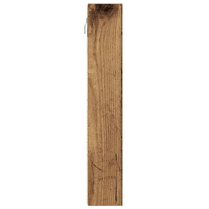 vidaXL Display Cabinet Old Wood 100 x 8.5 x 50 cm Engineered Wood