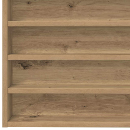 vidaXL Display Cabinet Artisan Oak 100 x 8.5 x 50 cm Engineered Wood