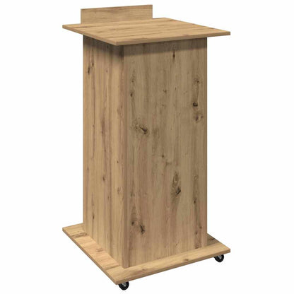 vidaXL Podium with Drawer Artisan Oak 55 x 55 x 107 cm Engineered Wood