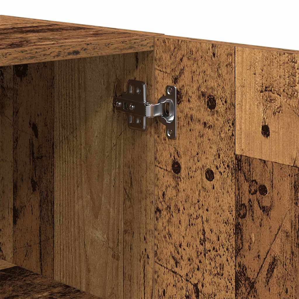 vidaXL Wall Cabinet Old Wood 60 x 31.5 x 60 cm Engineered Wood