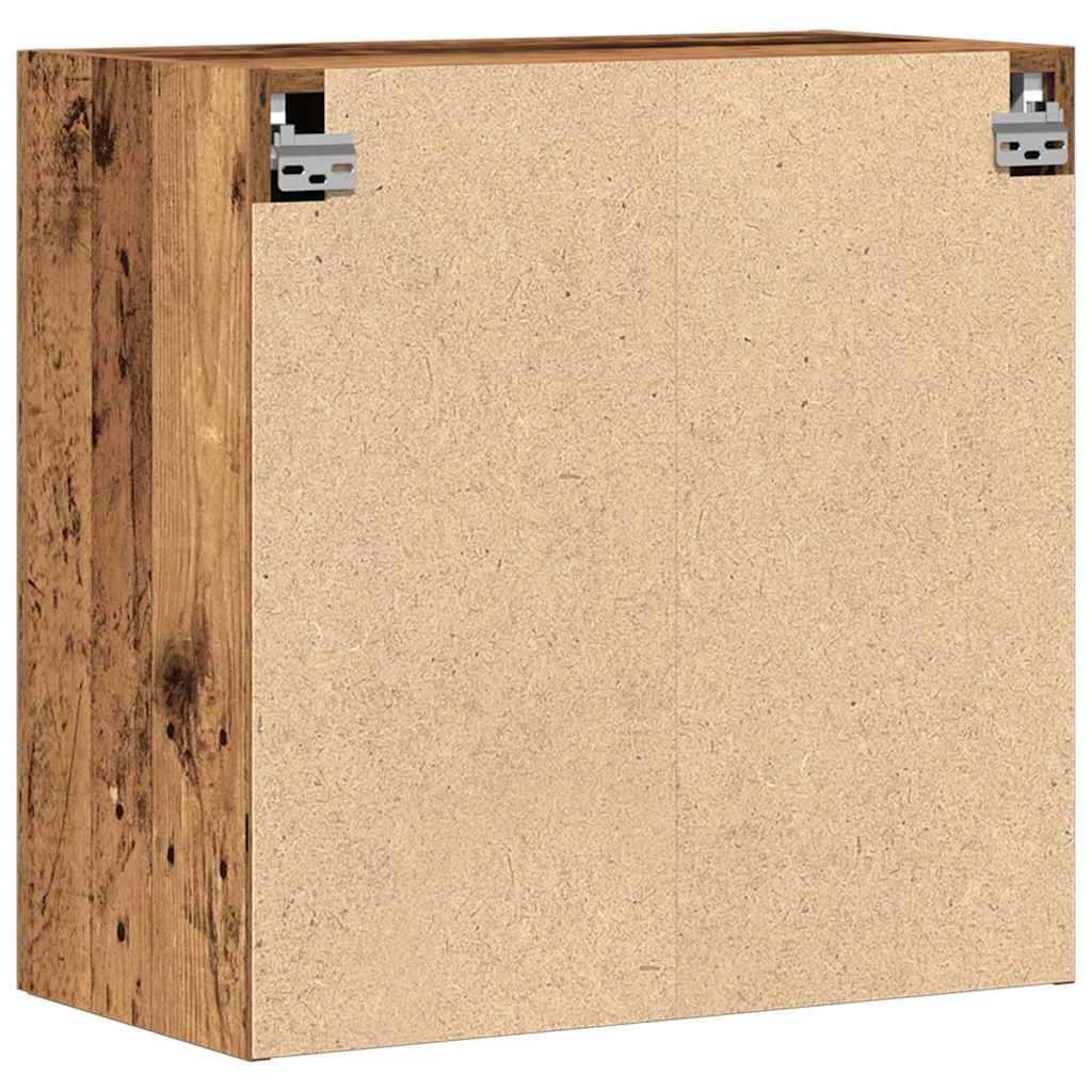 vidaXL Wall Cabinet Old Wood 60 x 31.5 x 60 cm Engineered Wood