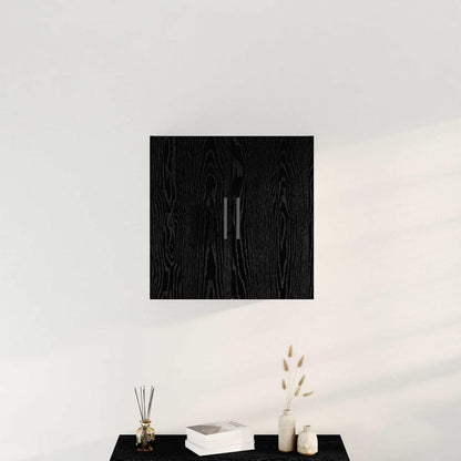 vidaXL Wall Cabinet Black Oak 60 x 31.5 x 60 cm Engineered Wood