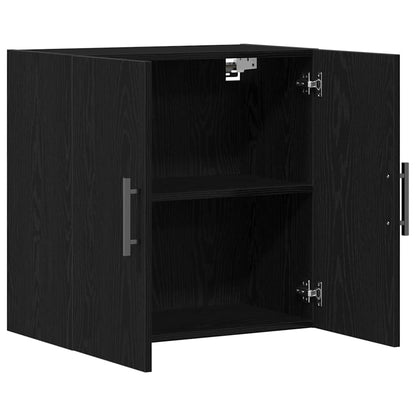 vidaXL Wall Cabinet Black Oak 60 x 31.5 x 60 cm Engineered Wood