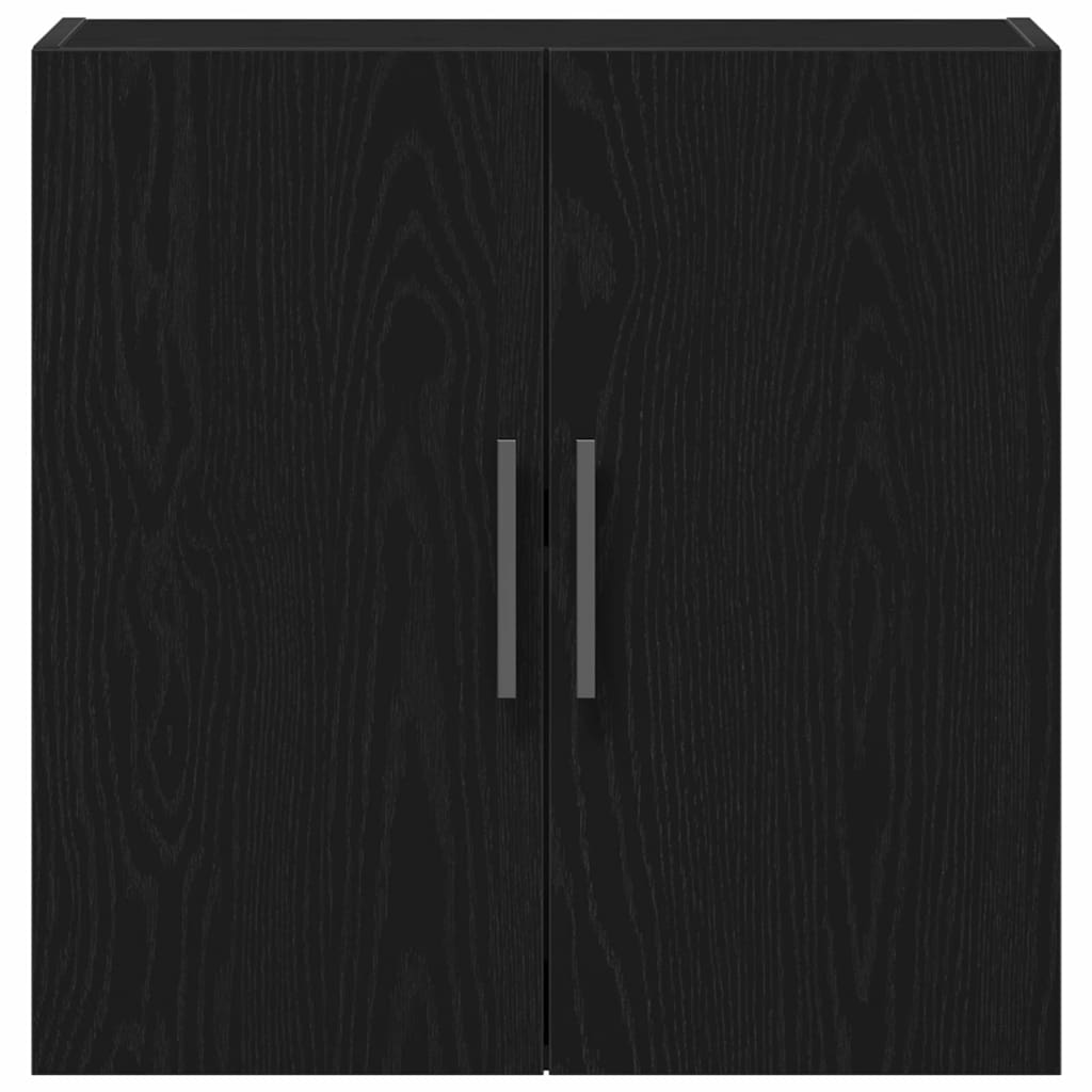 vidaXL Wall Cabinet Black Oak 60 x 31.5 x 60 cm Engineered Wood