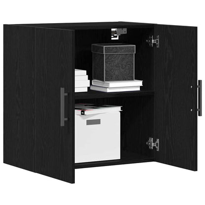 vidaXL Wall Cabinet Black Oak 60 x 31.5 x 60 cm Engineered Wood