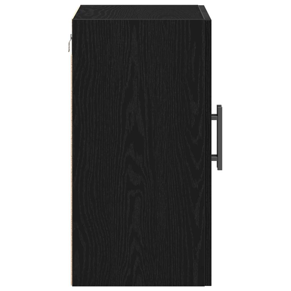 vidaXL Wall Cabinet Black Oak 60 x 31.5 x 60 cm Engineered Wood