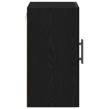 vidaXL Wall Cabinet Black Oak 60 x 31.5 x 60 cm Engineered Wood