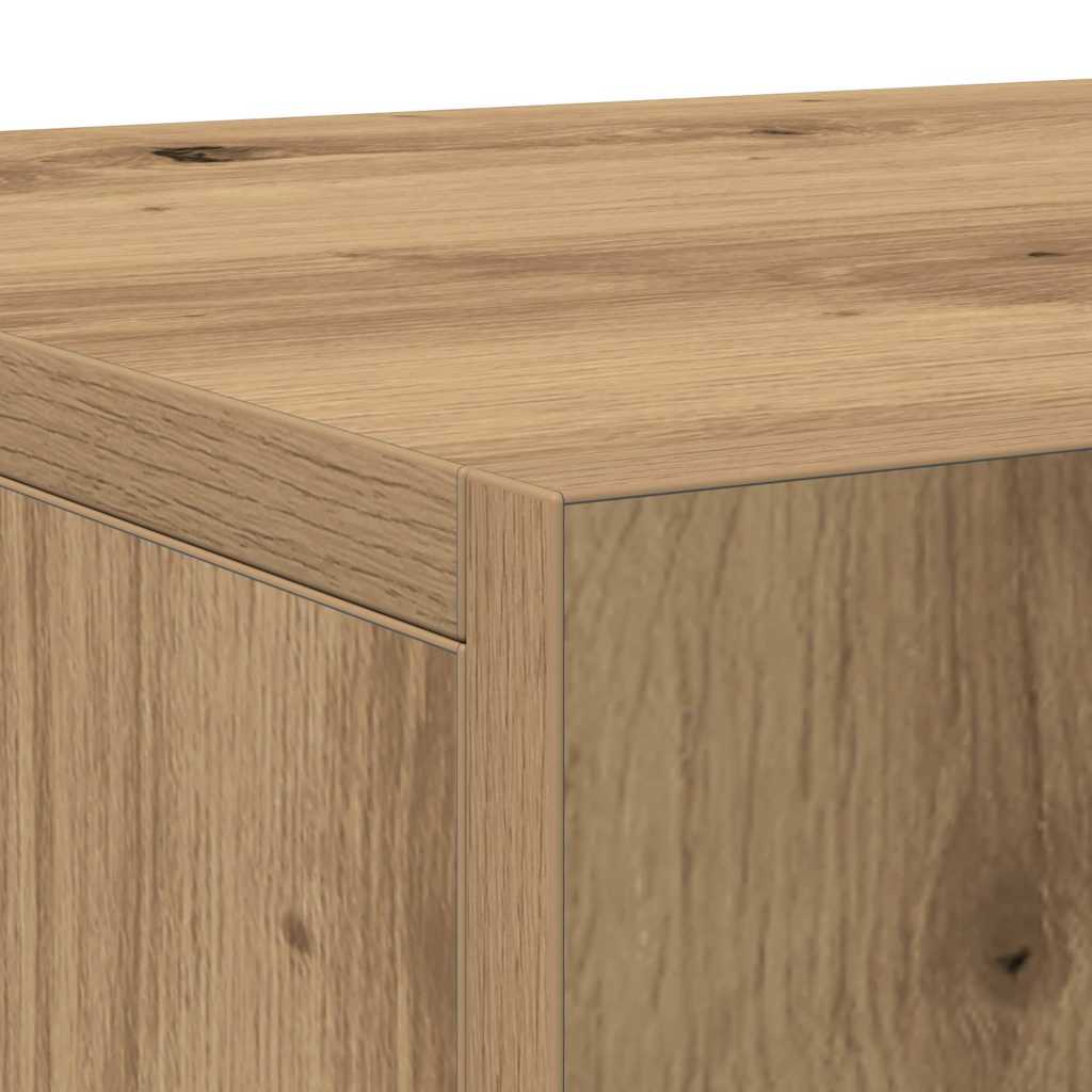 vidaXL Sideboard Artisan Oak 90 x 34 x 80 cm Engineered Wood
