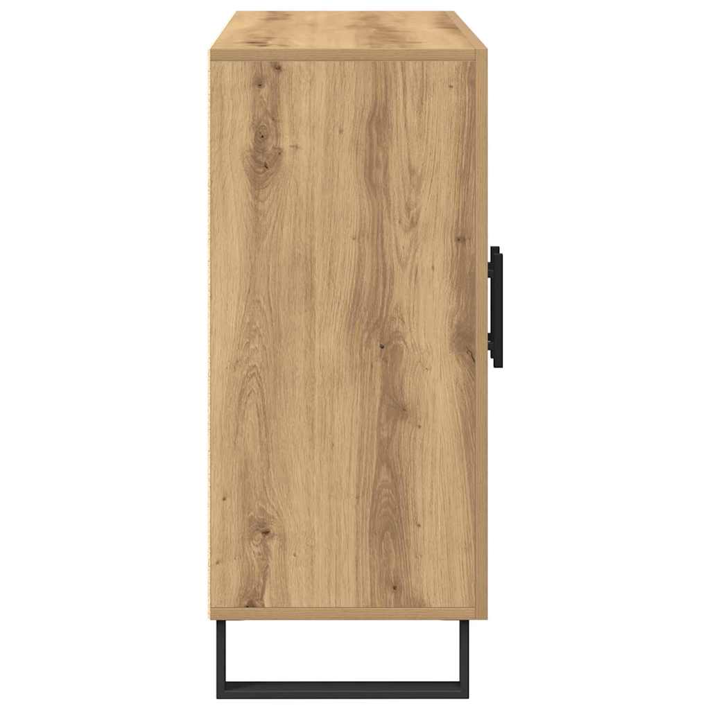 vidaXL Sideboard Artisan Oak 90 x 34 x 80 cm Engineered Wood