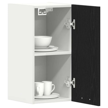 vidaXL Hanging Cabinet Black Oak 30x31x60 cm Engineered Wood