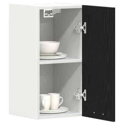 vidaXL Hanging Cabinet Black Oak 30x31x60 cm Engineered Wood