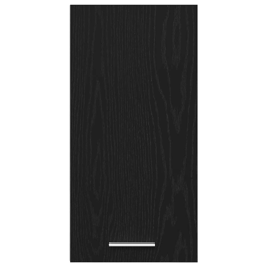 vidaXL Hanging Cabinet Black Oak 30x31x60 cm Engineered Wood