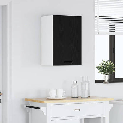 vidaXL Hanging Cabinet Black Oak 40x31x60 cm Engineered Wood