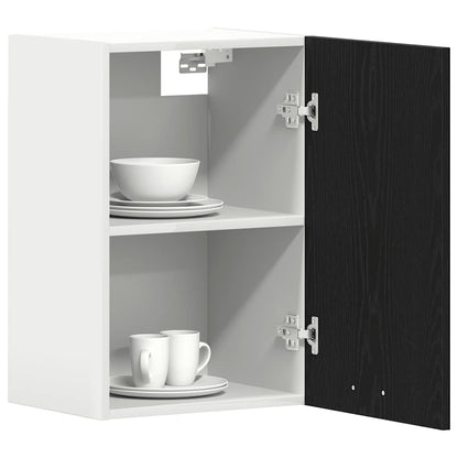 vidaXL Hanging Cabinet Black Oak 40x31x60 cm Engineered Wood