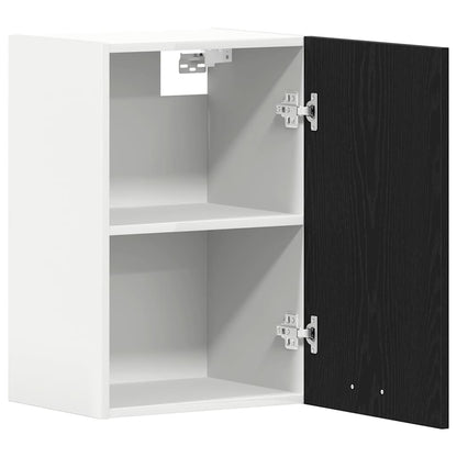 vidaXL Hanging Cabinet Black Oak 40x31x60 cm Engineered Wood