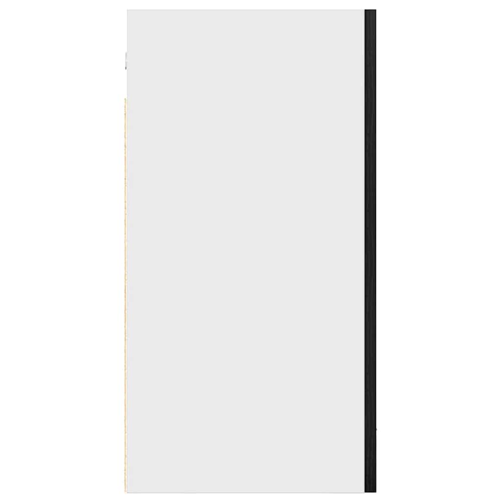 vidaXL Hanging Cabinet Black Oak 40x31x60 cm Engineered Wood