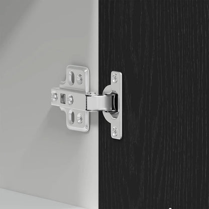 vidaXL Hanging Cabinet Black Oak 40x31x60 cm Engineered Wood