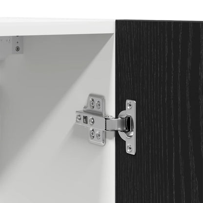 vidaXL Hanging Cabinet Black Oak 50 x 31 x 60 cm Engineered Wood