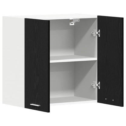 vidaXL Hanging Cabinet Lyon Black Oak 60 x 31 x 60 cm Engineered Wood