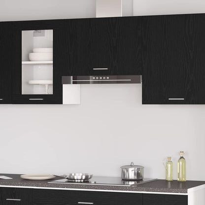 vidaXL Hanging Cabinet Lyon Black Oak 60 x 31 x 40 cm Engineered Wood
