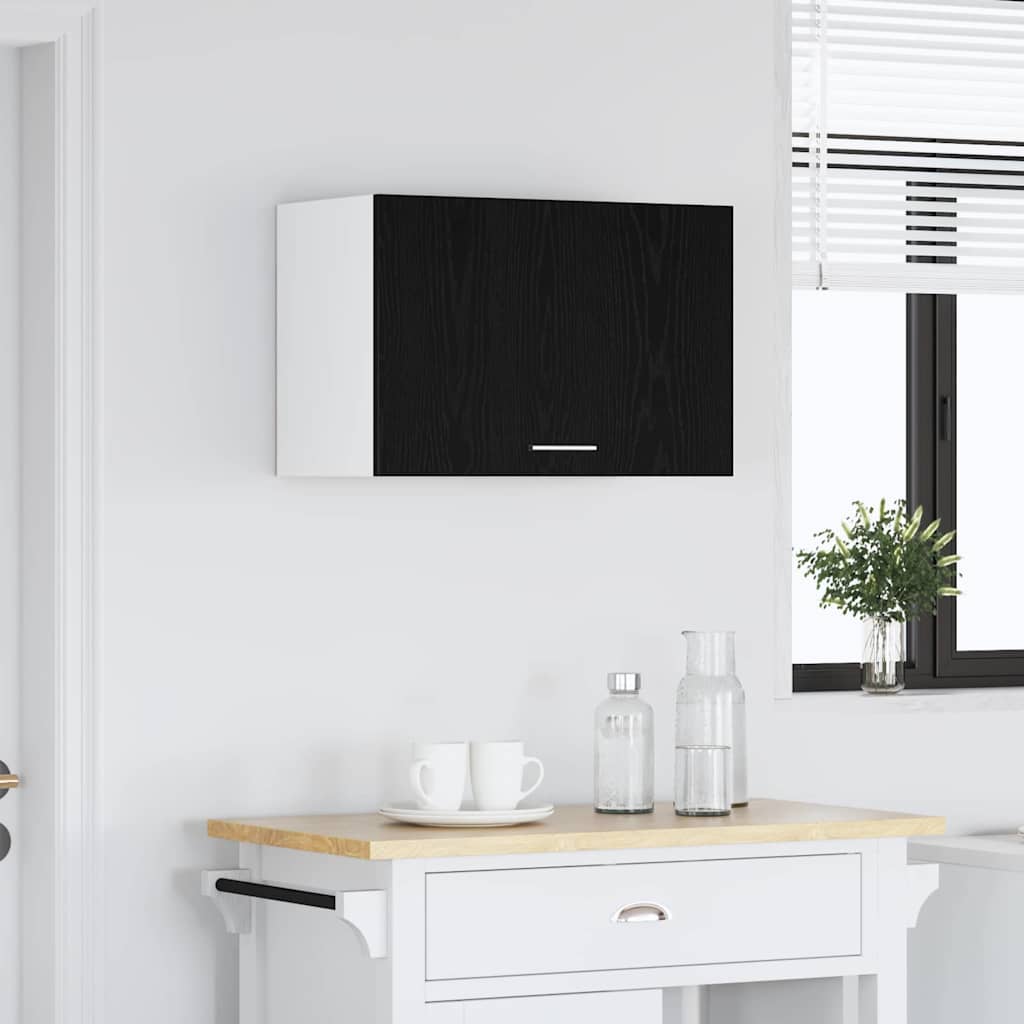 vidaXL Hanging Cabinet Lyon Black Oak 60 x 31 x 40 cm Engineered Wood