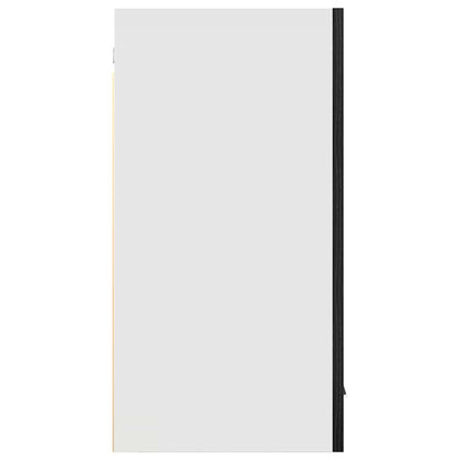 vidaXL Hanging Cabinet Lyon Black Oak 80 x 31 x 60 cm Engineered Wood