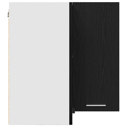 vidaXL Hanging Cabinet Lyon Black Oak 57 x 57 x 60 cm Engineered Wood