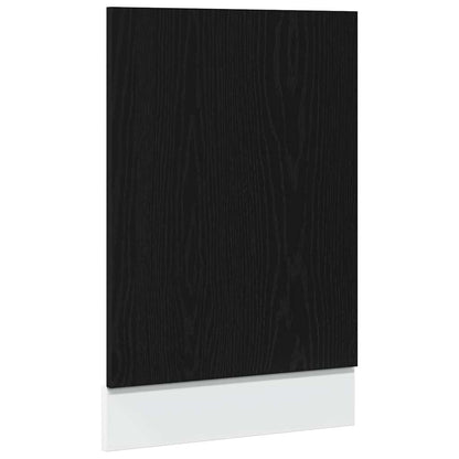 vidaXL Dishwasher Panel Lyon Black Oak 45x1.5x67 cm Engineered Wood