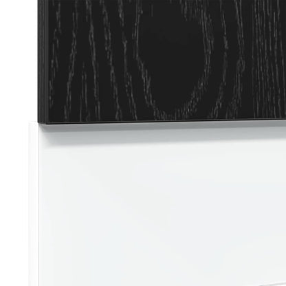 vidaXL Dishwasher Panel Lyon Black Oak 60x1.5x67 cm Engineered Wood