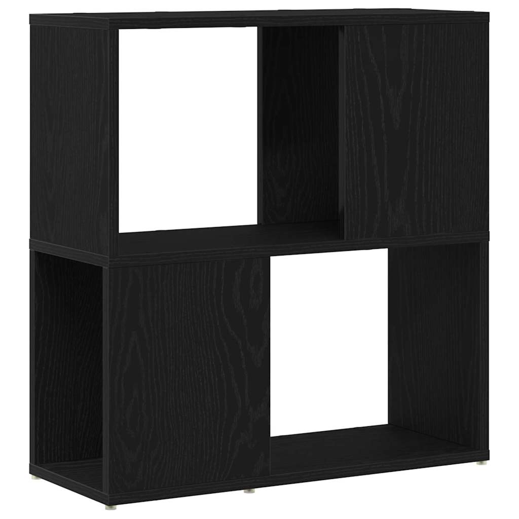 vidaXL TV Cabinet Set 60 x 24 x 63 cm Black Engineered Wood