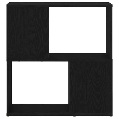 vidaXL TV Cabinet Set 60 x 24 x 63 cm Black Engineered Wood