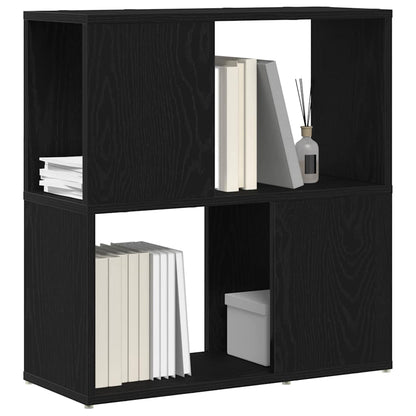vidaXL TV Cabinet Set 60 x 24 x 63 cm Black Engineered Wood