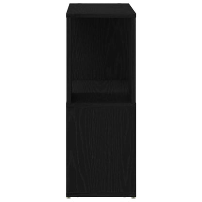 vidaXL TV Cabinet Set 60 x 24 x 63 cm Black Engineered Wood