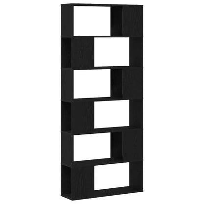 vidaXL TV Cabinet Set Black 80 x 24 x 186 cm Engineered Wood