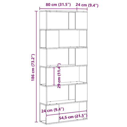 vidaXL TV Cabinet Set Black 80 x 24 x 186 cm Engineered Wood