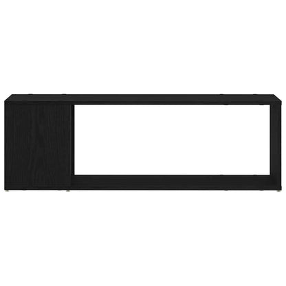 vidaXL TV Cabinet Set Black 100 x 24 x 63 cm Engineered Wood