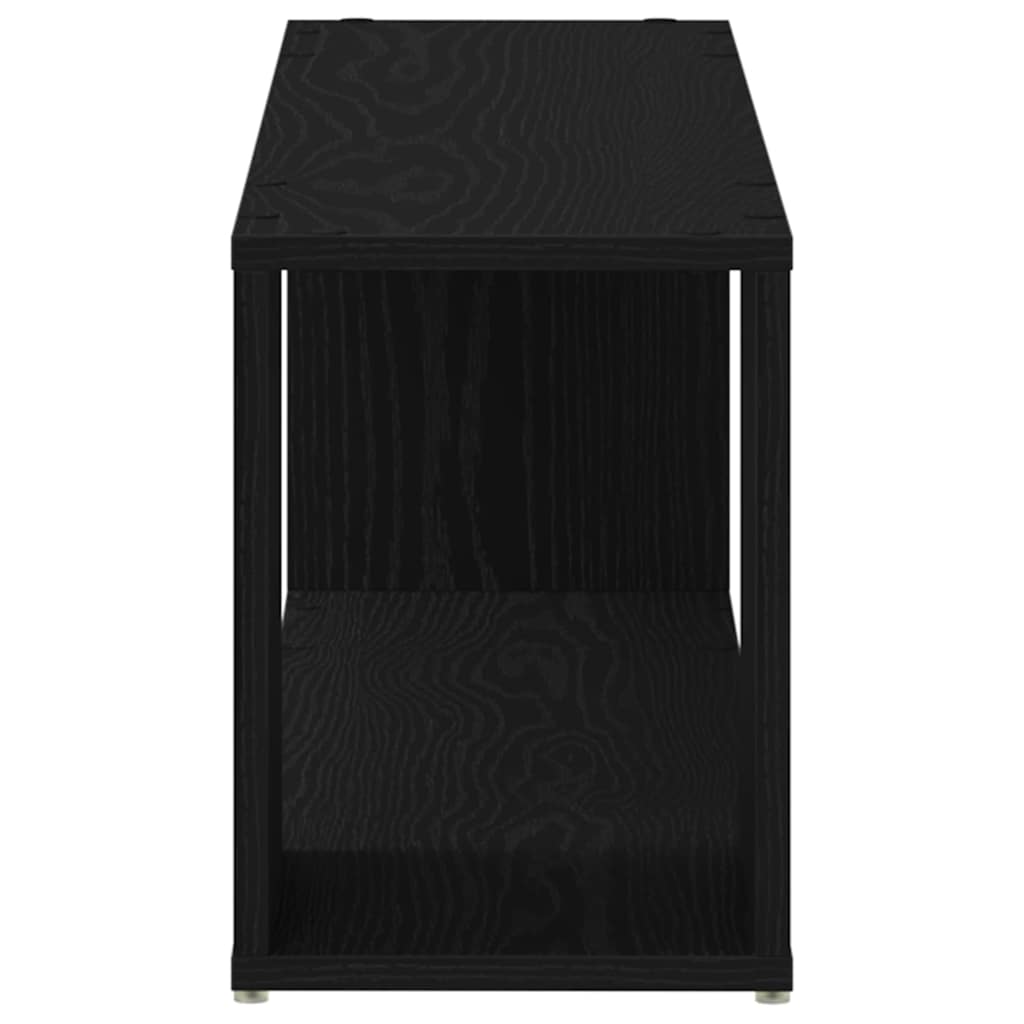 vidaXL TV Cabinet Set Black 100 x 24 x 63 cm Engineered Wood