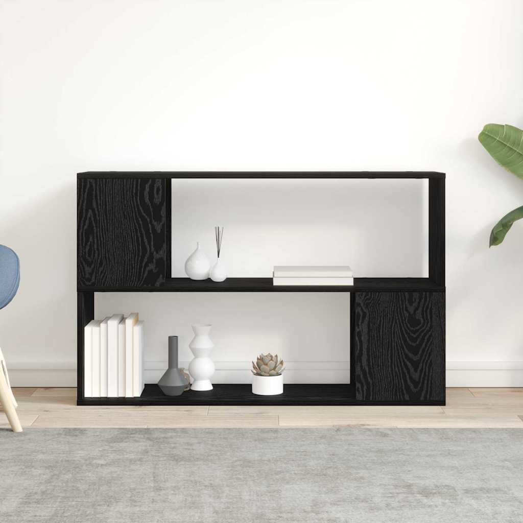 vidaXL TV Cabinet Set Black 100 x 24 x 63 cm Engineered Wood