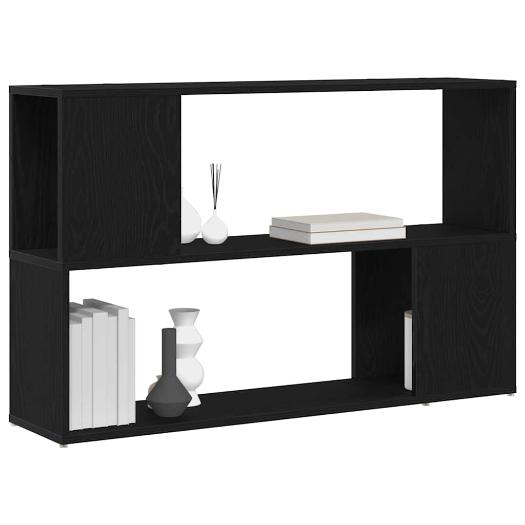 vidaXL TV Cabinet Set Black 100 x 24 x 63 cm Engineered Wood