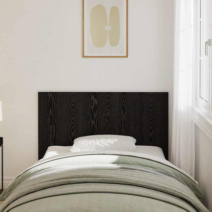 vidaXL Bed Headboard Black Oak Engineered Wood