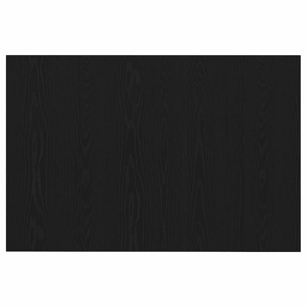 vidaXL Bed Headboard Wall-mounted Black Oak Engineered Wood