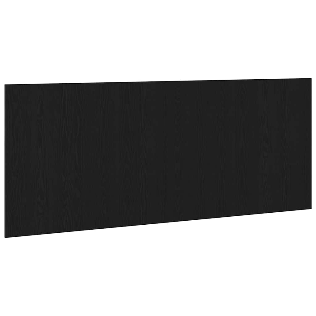 vidaXL Bed Headboard Black Oak 200 x 1.5 x 80.5 cm Engineered Wood